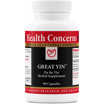 Health Concerns Great Yin, 90 capsules, front of bottle