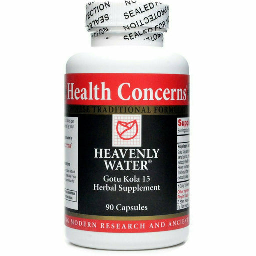 Health Concerns Heavenly Water, 90 capsules, front of bottle