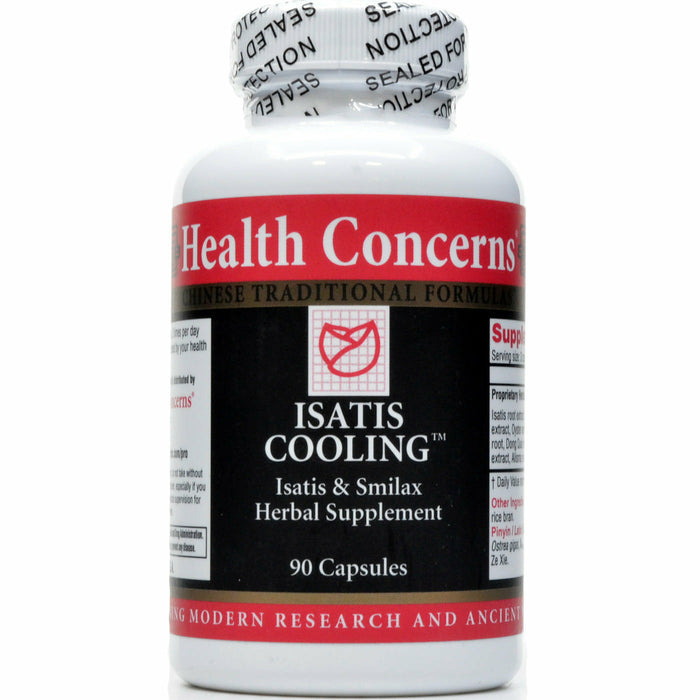 Health Concerns Isatis Cooling, 90 capsules, front of bottle