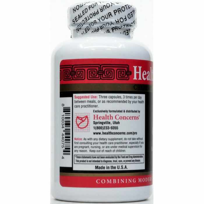 Health Concerns Isatis Cooling 90 capsules suggested use label