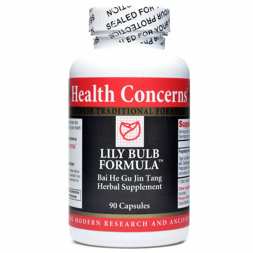 Health Concerns Lily Bulb, 90 capsules, front of bottle