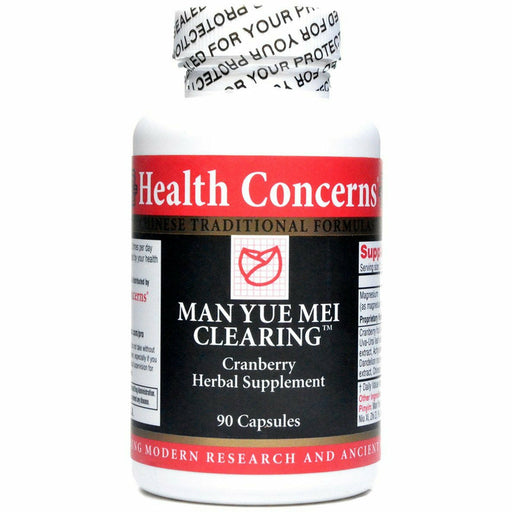 Health Concerns Man Yue Mei Clearing, 90 capsules, front of bottle