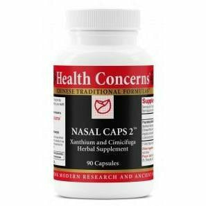 Health Concerns Nasal Caps 2, 90 capsules, front of bottle