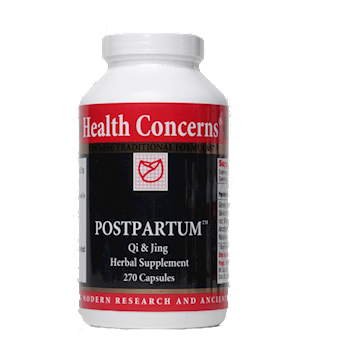 Health Concerns Postpartum, 270 capsules, front of bottle