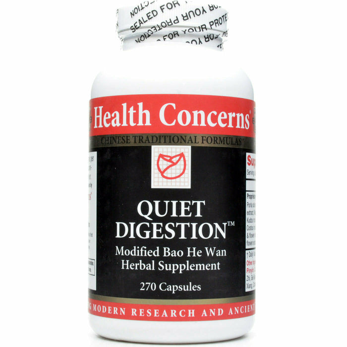 Health Concerns Quiet Digestion, 270 capsules, front of bottle