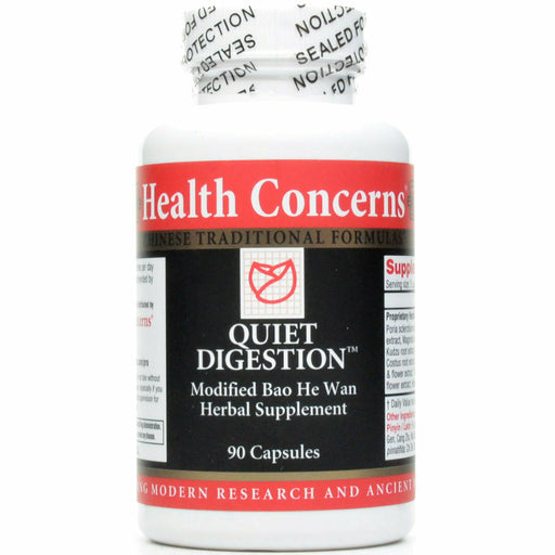 Health Concerns Quiet Digestion, 90 capsules, front of bottle
