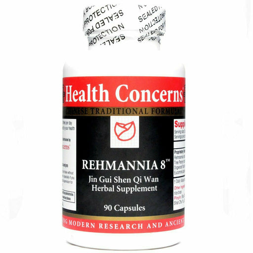 Health Concerns Rehmannia 8, 90 capsules, front of bottle