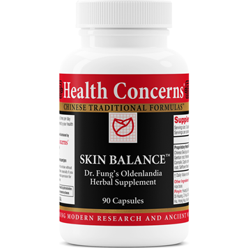 Health Concerns Skin Balance, 90 capsules, front of bottle