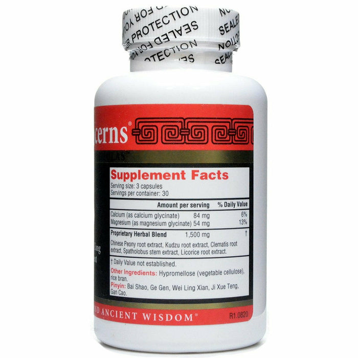 Health Concerns SPZM 90 capsules supplement facts label