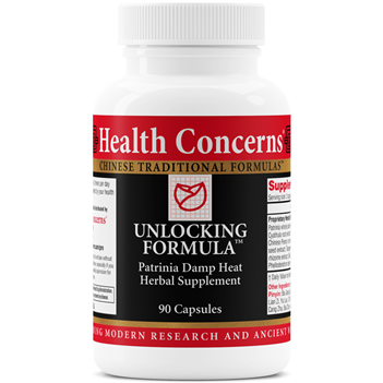 Health Concerns Unlocking Formula, 90 capsules, front of bottle