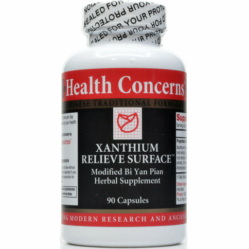 Health Concerns Xanthium Relieve Surface, 90 capsules, front of bottle