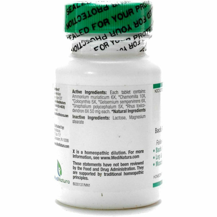 Back 300 mg 100 tablets by Heel/BHI, product label