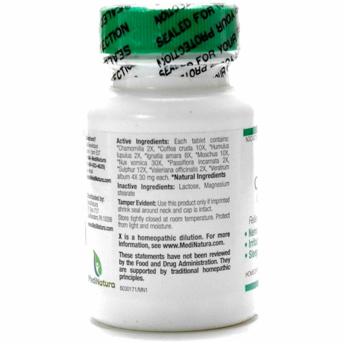 Calming 100 tablets by Heel/BHI, product label