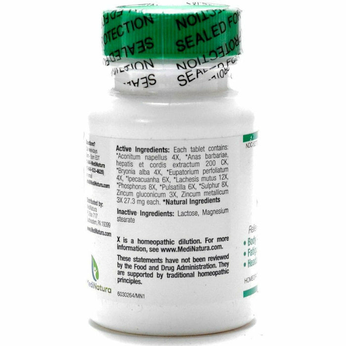 FluPlus 100 tablets by Heel/BHI, product label