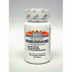 Hemorrhoid 300 mg 100 tablets by Heel/BHI, product label