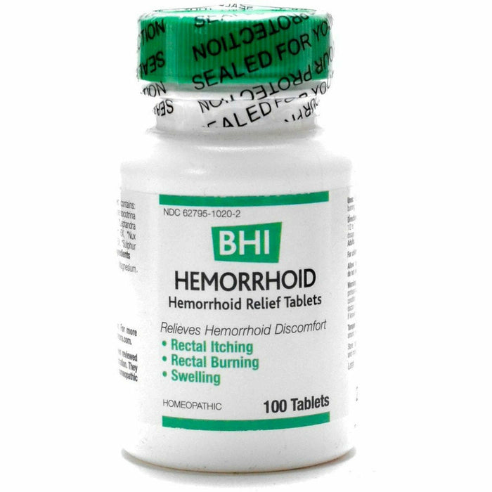 Heel/BHI Hemorrhoid 300 mg 100 tablets