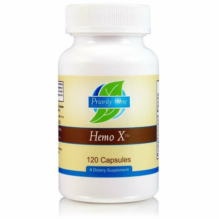 Priority One Vitamins, Hemo-X 120 caps