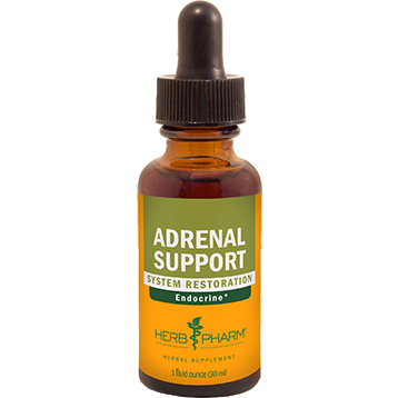 Herb Pharm Adrenal Support Tonic Compound, 1 fl oz, front of dropper bottle