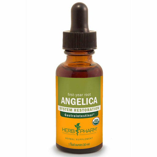 Herb Pharm Angelica, 1 fl oz, front of dropper bottle