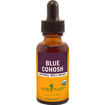 Herb Pharm Blue Cohosh, 1 fl oz, front of dropper bottle