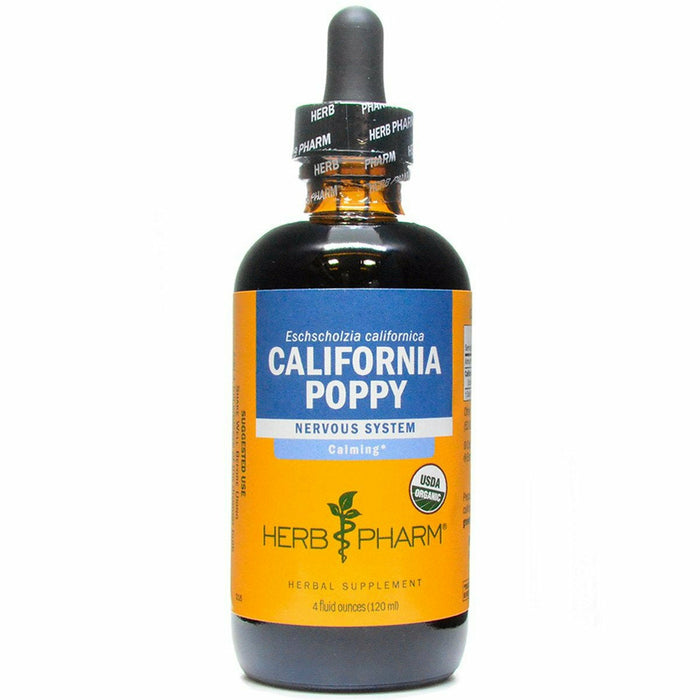Herb Pharm California Poppy, 4 fl oz, front of bottle