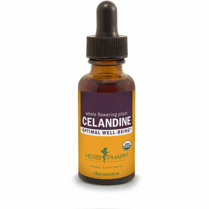 Herb Pharm Celandine, 1 fl oz, front of dropper bottle