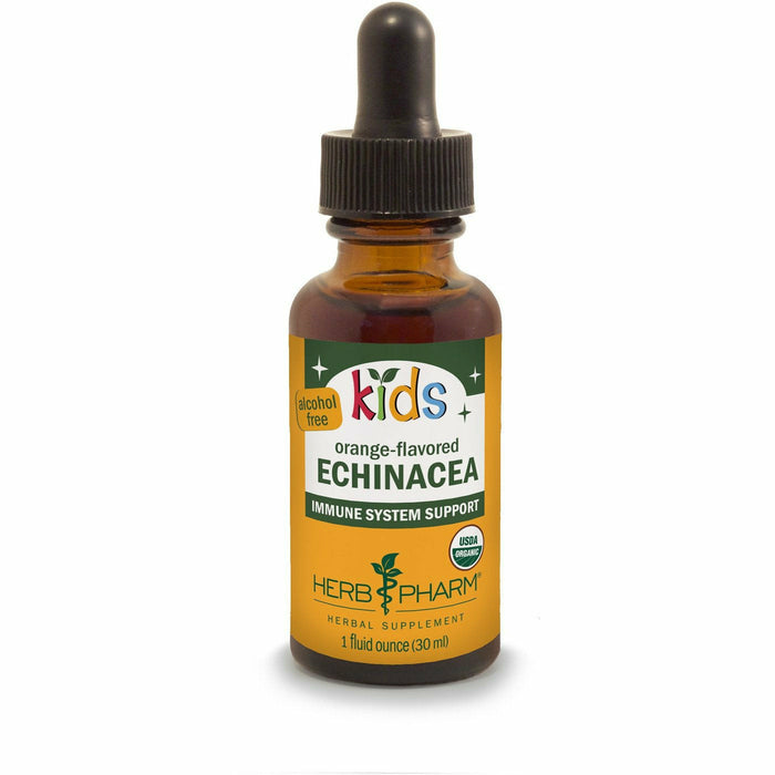 Herb Pharm Children's Echinacea Alcohol-Free, 1 fl oz, front of dropper bottle