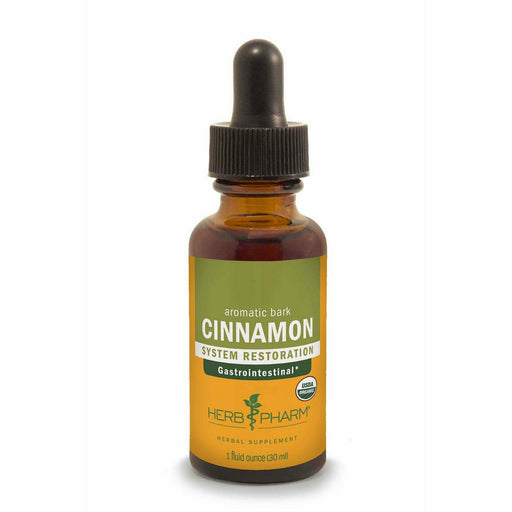 Herb Pharm Cinnamon, 1 fl oz, front of dropper bottle