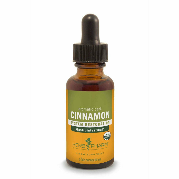 Herb Pharm Cinnamon, 1 fl oz, front of dropper bottle