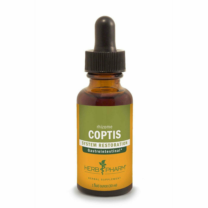 Herb Pharm Coptis, 1 fl oz, front of dropper bottle