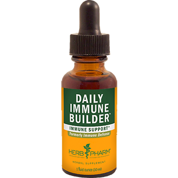Herb Pharm Daily Immune Builder Compound, 1 fl oz, front of dropper bottle