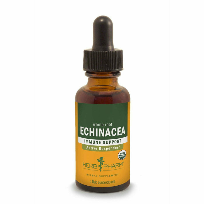 Herb Pharm Echinacea, 1 fl oz, front of dropper bottle