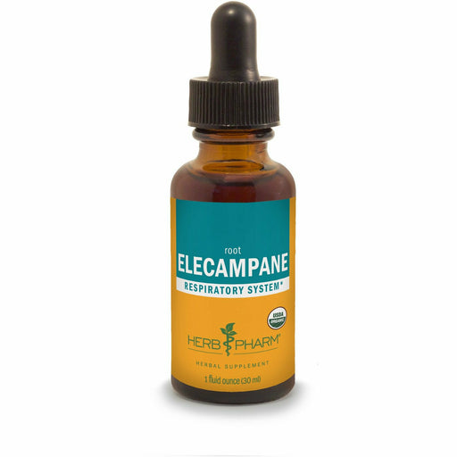 Herb Pharm Elecampane, 1 fl oz, front of dropper bottle