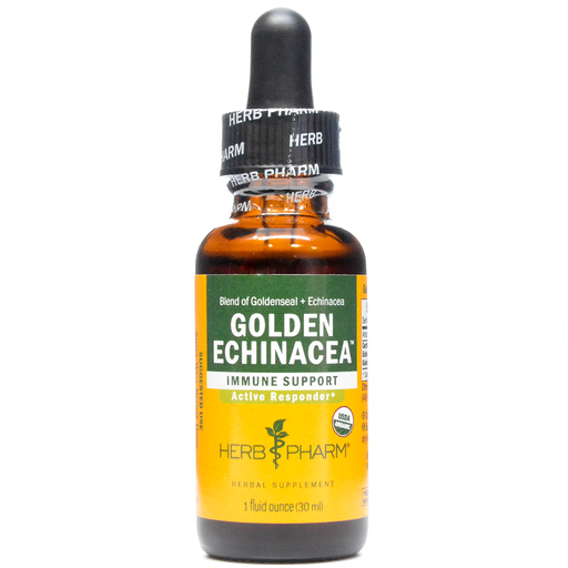 Herb Pharm Golden Echinacea, 1 fl oz, front of dropper bottle