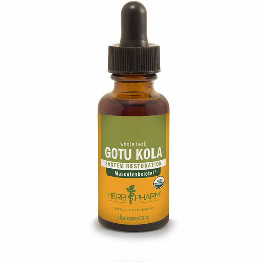 Herb Pharm Gotu Kola, 1 fl oz, front of dropper bottle