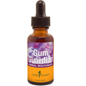 Herb Pharm Gum Guardian, 1 fl oz, front of dropper bottle