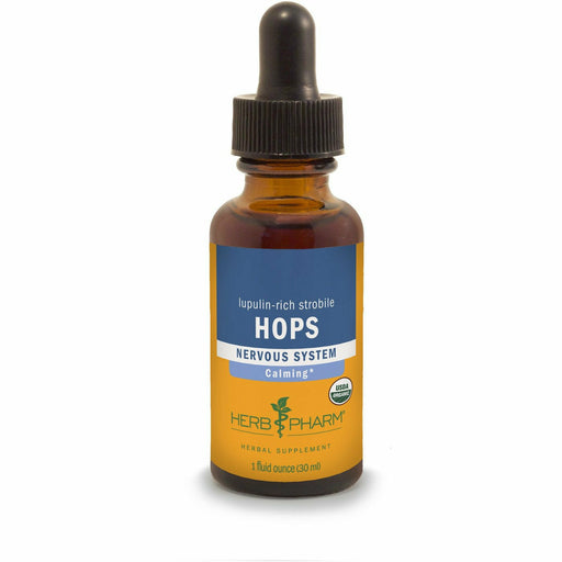 Herb Pharm Hops, 1 fl oz, front of dropper bottle