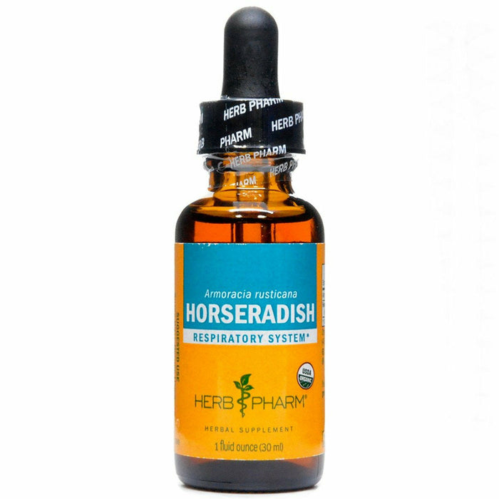 Herb Pharm Horseradish, 1 fl oz, front of dropper bottle