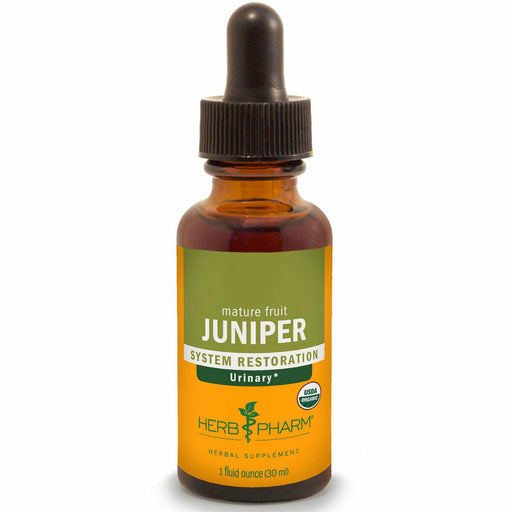 Herb Pharm Juniper, 1 fl oz, front of dropper bottle
