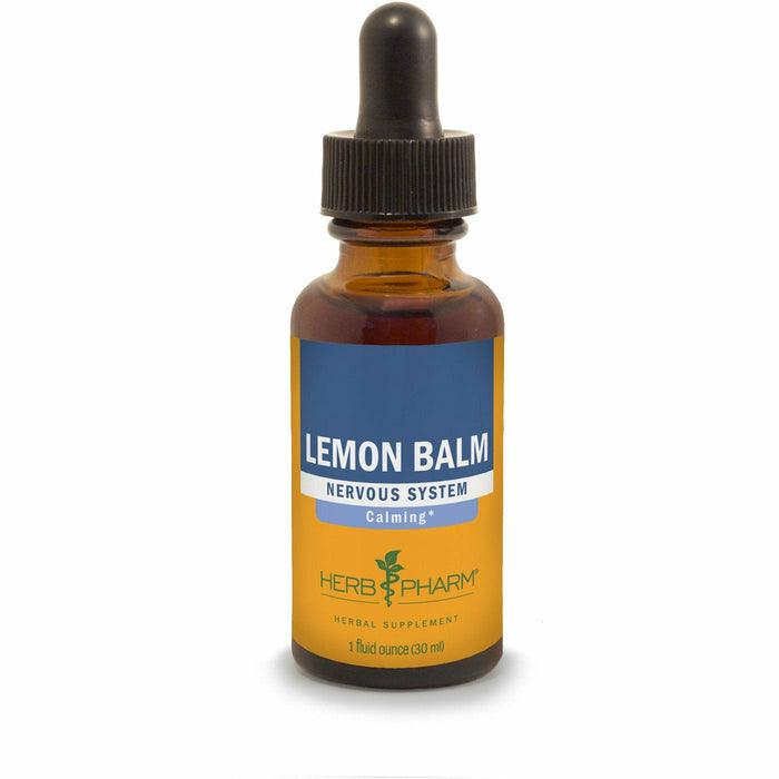 Herb Pharm Lemon Balm, 1 fl oz, front of dropper bottle
