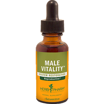 Herb Pharm Male Vitality, 1 fl oz, front of dropper bottle