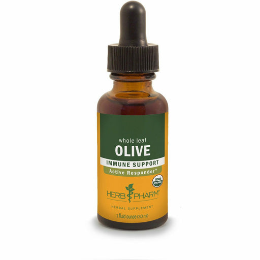 Herb Pharm Olive Leaf, 1 fl oz, front of dropper bottle