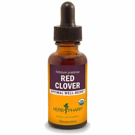 Herb Pharm Red Clover, 1 fl oz, front of dropper bottle