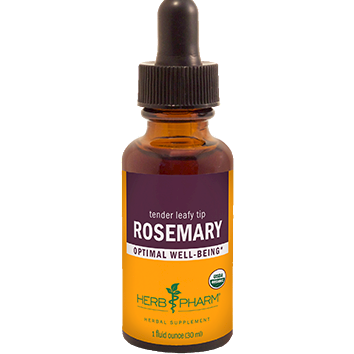 Herb Pharm Rosemary, 1 fl oz, front of dropper bottle