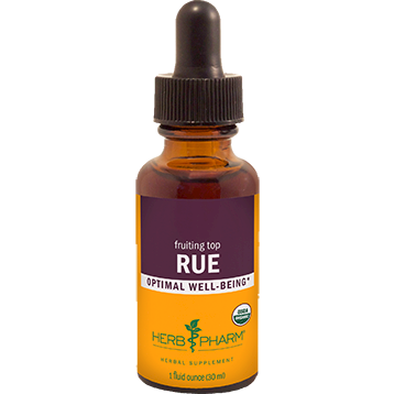 Herb Pharm Rue, 1 fl oz, front of dropper bottle