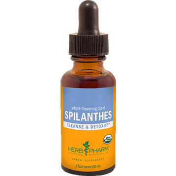 Herb Pharm Spilanthes, 1 fl oz, front of dropper bottle