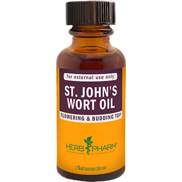 Herb Pharm St. John's Wort Oil, 1 fl oz, front of dropper bottle