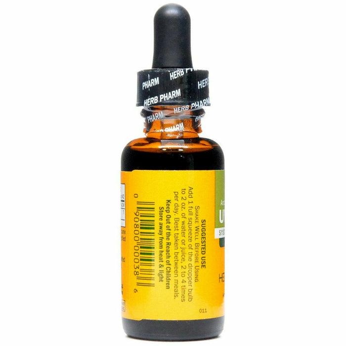 Herb Pharm Uva-Ursi 1 fl oz suggested use label