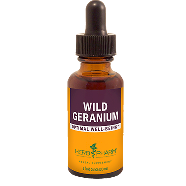 Herb Pharm Wild Geranium, 1 fl oz, front of dropper bottle