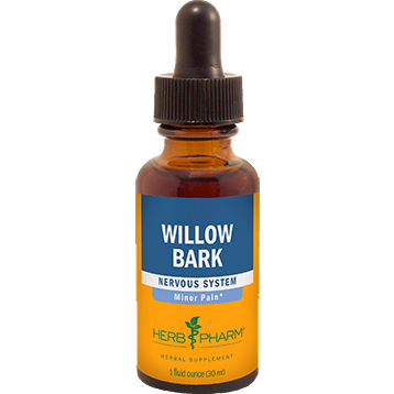 Herb Pharm Willow Bark, 1 fl oz, front of dropper bottle